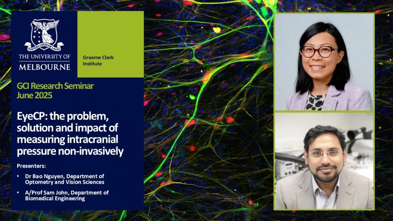 Image for GCI Seminar Series June 2025: EyeCP: the problem, solution and impact of measuring intracranial pressure non-invasively 